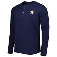 T-shirt à manches longues pour homme Dunbrooke Houston Astros bleu marine Maverick
