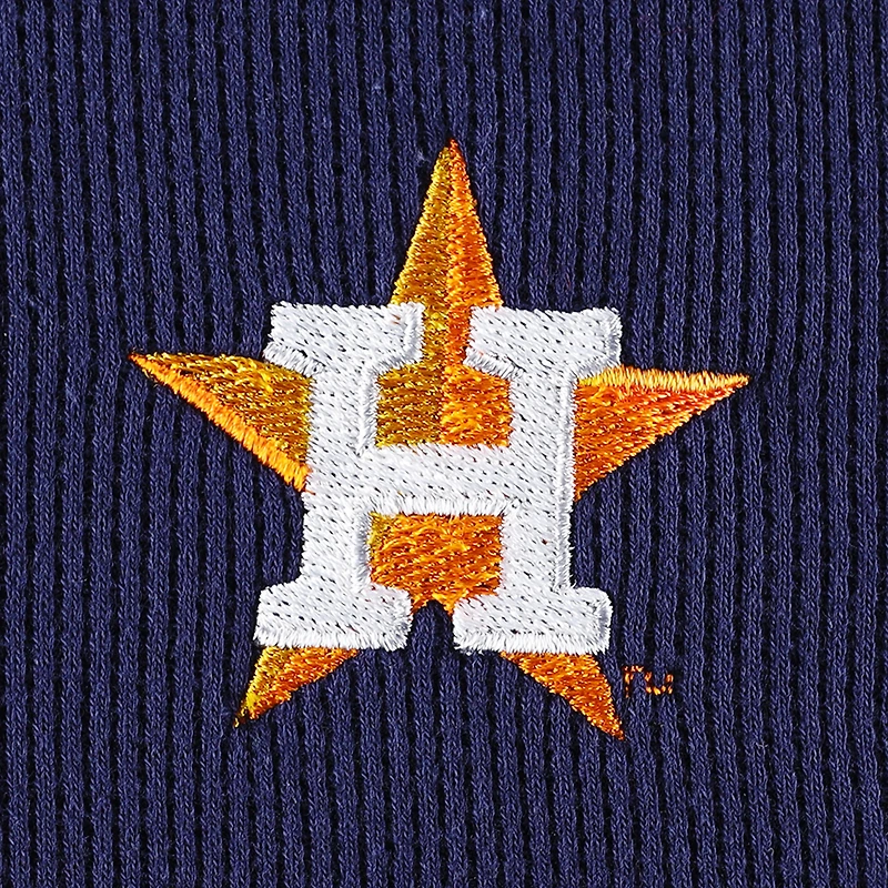 T-shirt à manches longues pour homme Dunbrooke Houston Astros bleu marine Maverick
