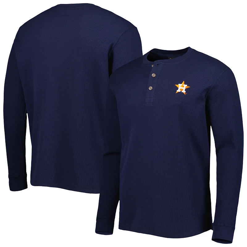 T-shirt à manches longues pour homme Dunbrooke Houston Astros bleu marine Maverick