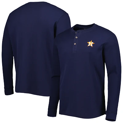 T-shirt à manches longues pour homme Dunbrooke Houston Astros bleu marine Maverick