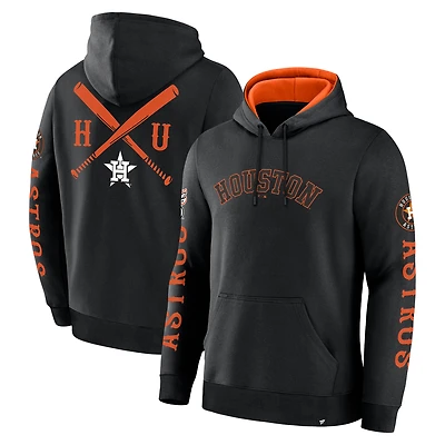 Men's Fanatics  Black Houston Astros Big City Legacy Fleece Pullover Hoodie