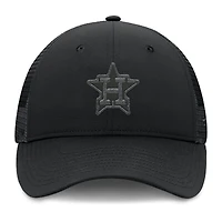 Casquette de camionneur ajustable noire Fanatics pour hommes des Astros de Houston