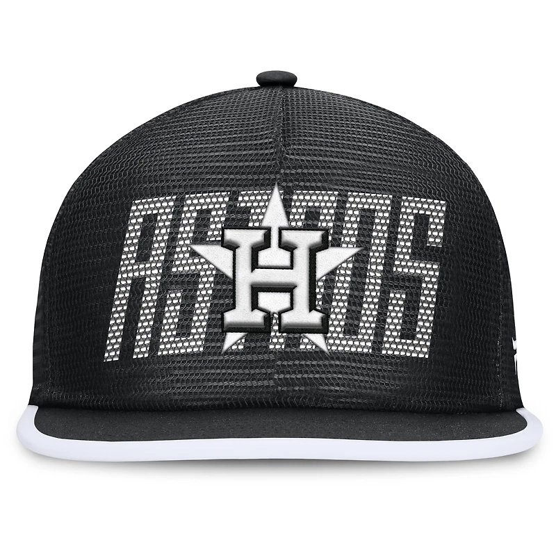 Men's Fanatics  Black Houston Astros Let's Glow Line Drive Snapback Hat