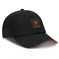 Casquette ajustable noire Houston Astros Level Up Driver Fanatics pour homme