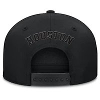 Men's Fanatics Black Houston Astros Platoon Adjustable Hat