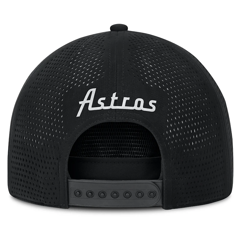 Casquette ajustable en forme de A pour homme Fanatics Black Houston Astros Signature