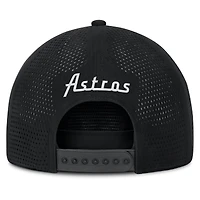 Casquette ajustable en forme de A pour homme Fanatics Black Houston Astros Signature