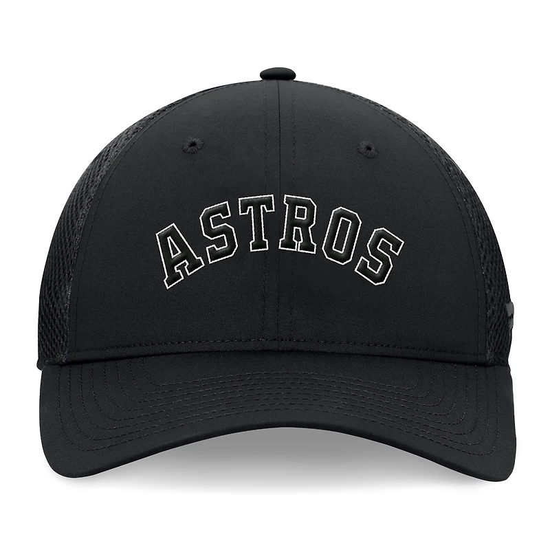 Men's Fanatics Black Houston Astros Spacer Mesh Flex Hat
