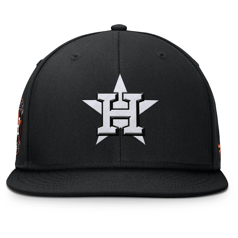 Casquette à pression noire Fanatics pour hommes Houston Astros Walk-Off Bullpen