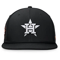 Casquette à pression noire Fanatics pour hommes Houston Astros Walk-Off Bullpen