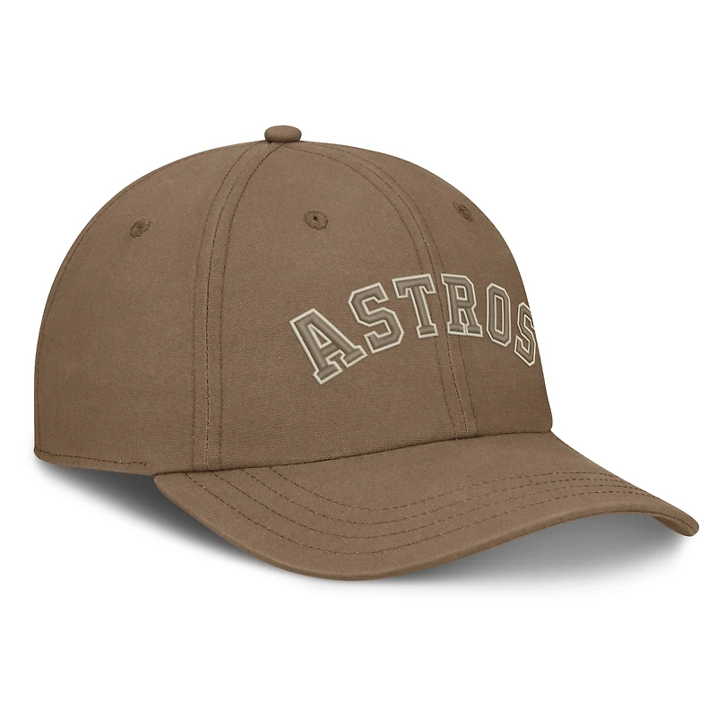Casquette ajustable Fanatics marron Houston Astros Level Up Herth pour homme