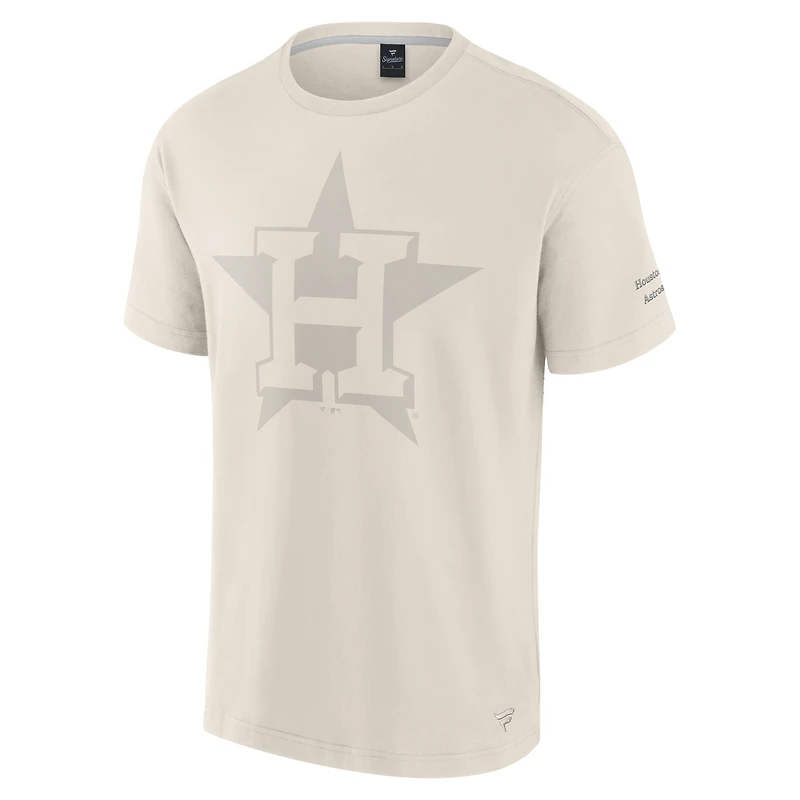 Men's Fanatics Cream Houston Astros Elements Iconic T-Shirt