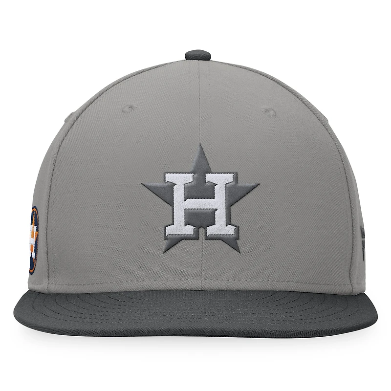 Men's Fanatics Gray/Charcoal Houston Astros Ace Snapback Hat