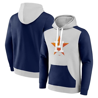 Sweat à capuche Fanatics gris/bleu marine Houston Astros Arctic pour hommes
