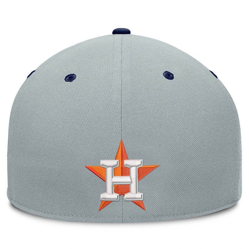 Men's Fanatics Gray Houston Astros Jersey Twill Fitted Hat