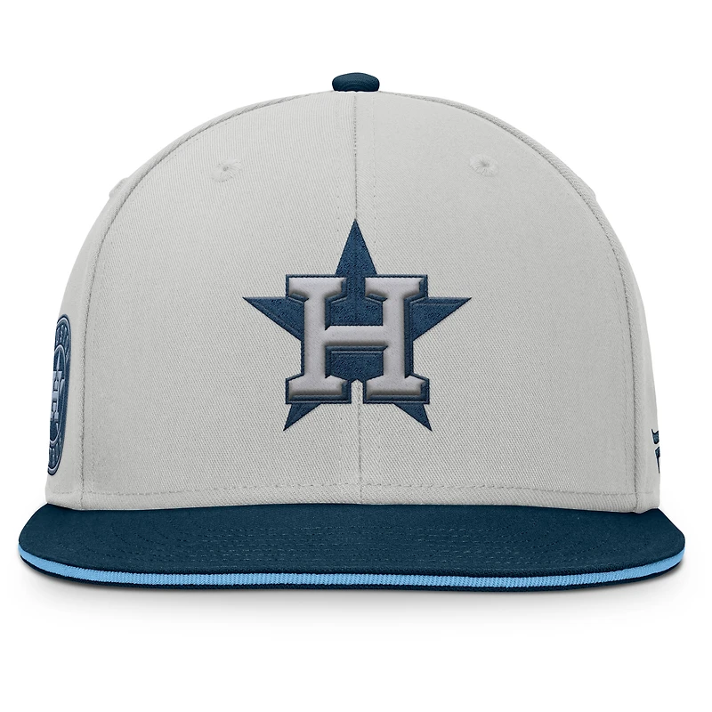 Men's Fanatics Gray Houston Astros Knuckleball Snapback Hat