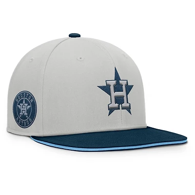 Men's Fanatics Gray Houston Astros Knuckleball Snapback Hat