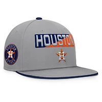 Men's Fanatics Gray Houston Astros Punchout Snapback Hat