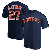 Men's Fanatics Jose Altuve Navy Houston Astros Big & Tall Name Number T-Shirt