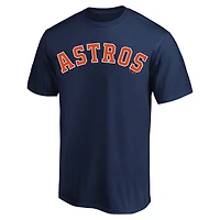 Men's Fanatics Jose Altuve Navy Houston Astros Big & Tall Name Number T-Shirt