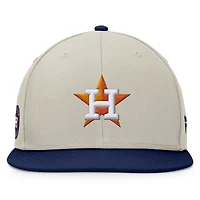 Men's Fanatics Khaki/Navy Houston Astros Team Two-Tone Snapback Hat
