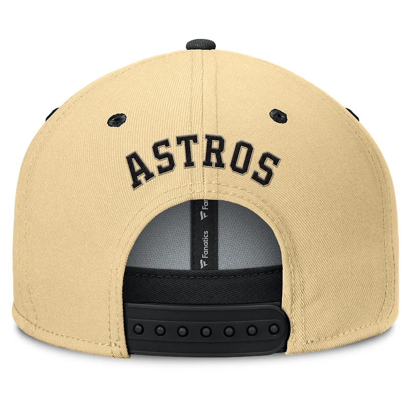 Men's Fanatics Khaki Houston Astros Duel Adjustable Hat