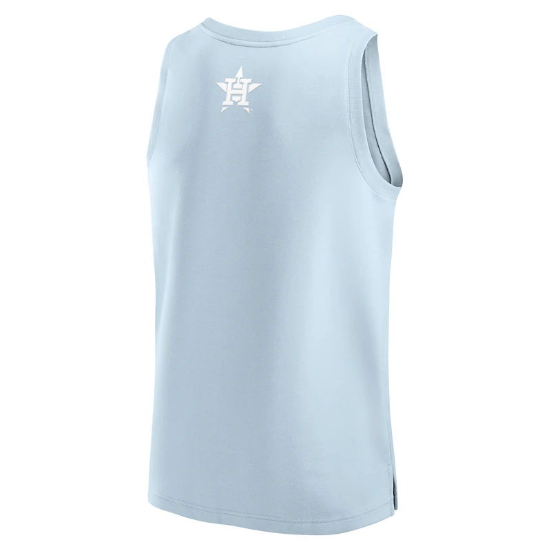 Men's Fanatics Light Blue Houston Astros Elements Tank Top