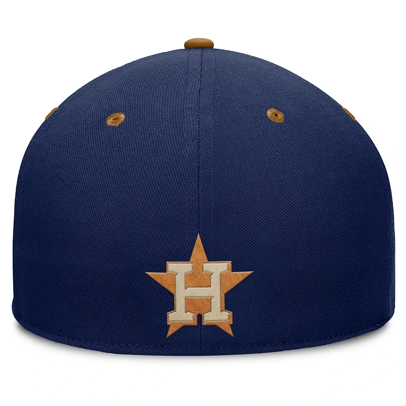 Men's Fanatics Navy/Tan Houston Astros Splinter Fitted Hat