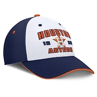 Men's Fanatics Navy/White Houston Astros Jammed Structured Flex Hat