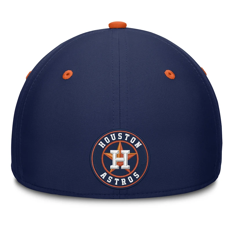 Men's Fanatics Navy/White Houston Astros Jammed Structured Flex Hat