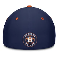 Men's Fanatics Navy/White Houston Astros Jammed Structured Flex Hat