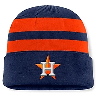 Bonnet en tricot à revers Fanatics bleu marine des Astros de Houston pour homme