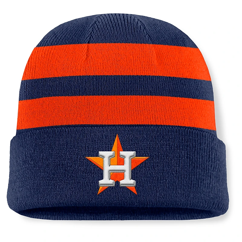 Men's Fanatics Navy Houston Astros Baseline Cuffed Knit Hat