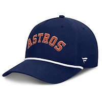 Casquette ajustable en forme de A pour hommes Fanatics Navy Houston Astros Clubhouse Foul Ball