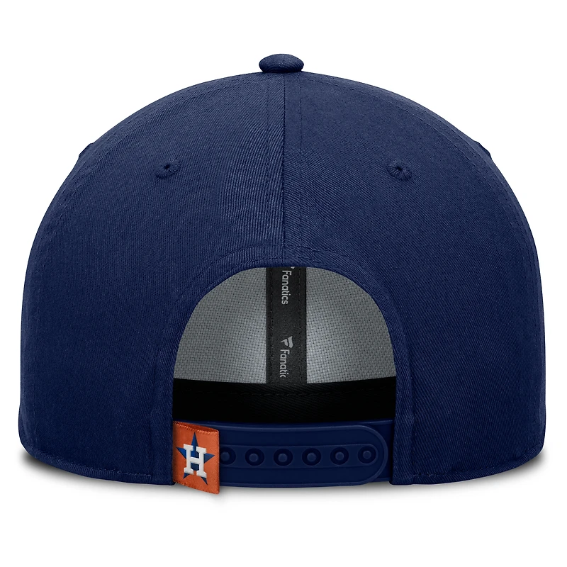 Casquette ajustable en forme de A pour hommes Fanatics Navy Houston Astros Clubhouse Foul Ball