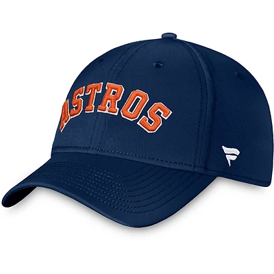 Casquette Fanatics bleu marine Houston Astros Core Flex pour hommes