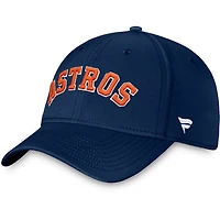 Casquette Fanatics bleu marine Houston Astros Core Flex pour hommes