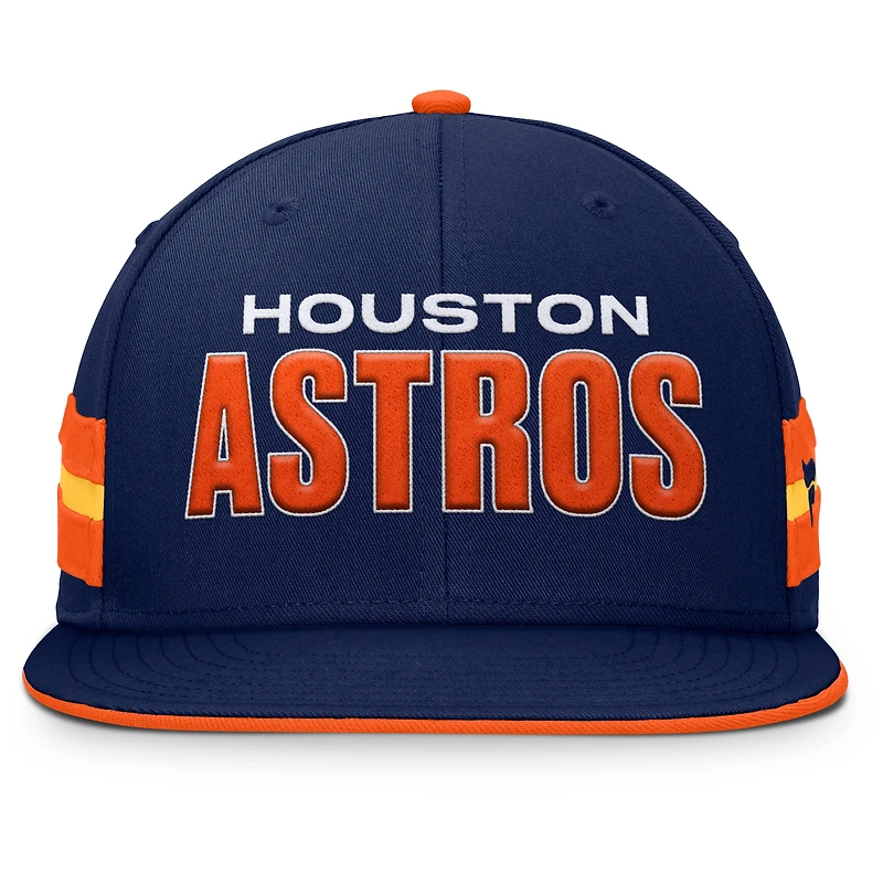 Men's Fanatics Navy Houston Astros Pick Off Fitted Hat