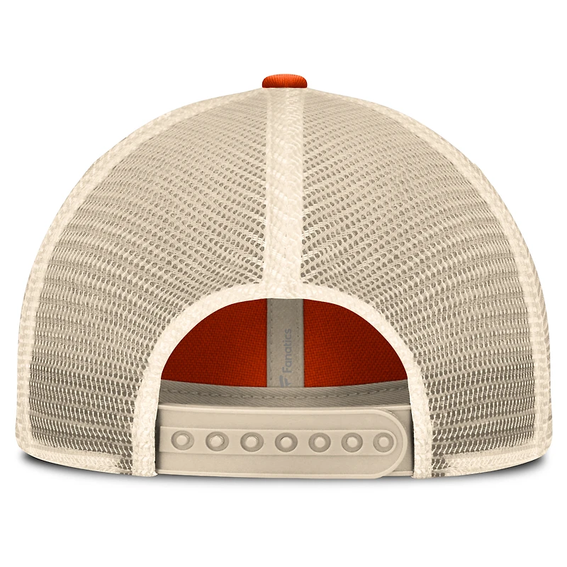 Men's Fanatics  Orange/Natural Houston Astros Cooperstown Collection Eastbound Mesh Adjustable Hat