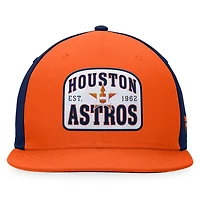 Men's Fanatics Orange/Navy Houston Astros Cycle Snapback Hat