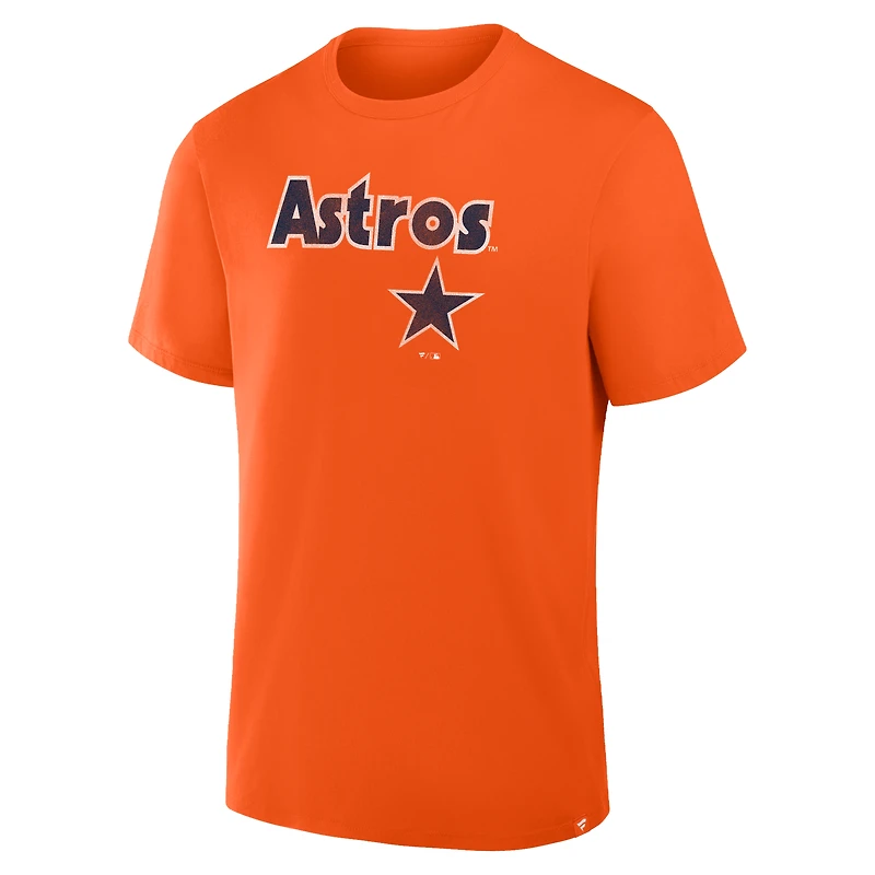 Men's Fanatics Orange Houston Astros Alternate Logo Legacy T-Shirt