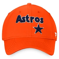 Men's Fanatics Orange Houston Astros Cooperstown Core Flex Hat