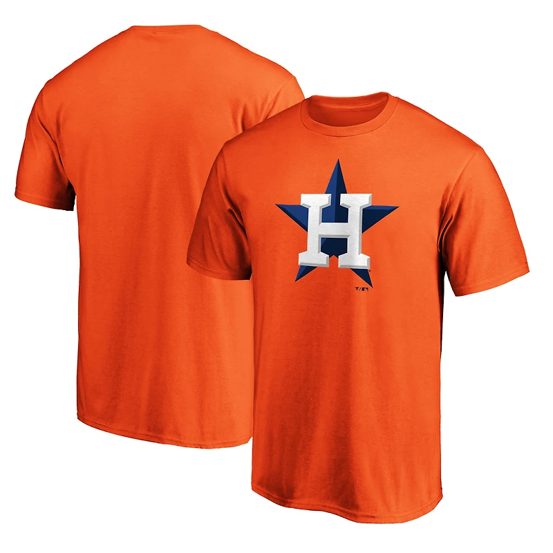 T-shirt orange avec logo officiel des Astros de Houston Fanatics pour hommes
