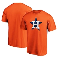 T-shirt orange avec logo officiel des Astros de Houston Fanatics pour hommes
