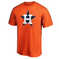 Men's Fanatics Orange Houston Astros Official Logo T-Shirt