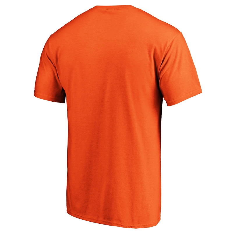 T-shirt orange avec logo officiel des Astros de Houston Fanatics pour hommes