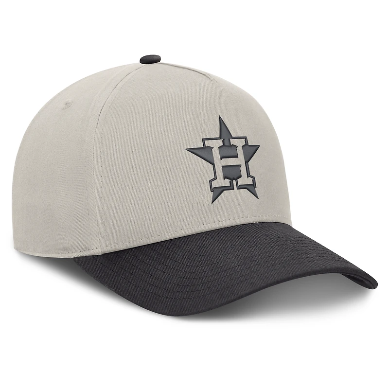 Casquette ajustable Wonder A-Frame Houston Astros pour homme, couleur pierre/graphite, de la marque Fanatics.