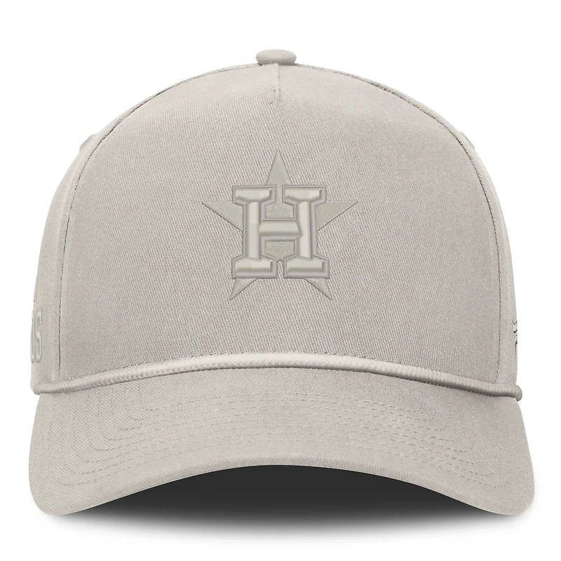 Men's Fanatics Stone Houston Astros Undertone A-Frame Adjustable Hat