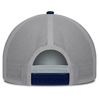 Men's Fanatics White/Navy Houston Astros On Deck A-Frame Snapback Hat