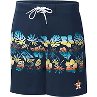 Short de bain Houston Astros Breeze Volley G-III Sports by Carl Banks pour homme, bleu marine
